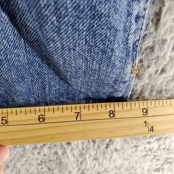 Wrangler Jeans Womens 11/12 X 30 Blue Cowgirl Cut 100% Cotton Bootcut - Picture 10 of 12